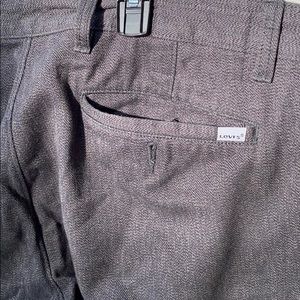 Levi’s chino slacks black and brown heather